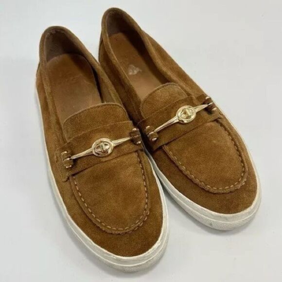 Tan Coach sneakers,‎ women's br size 10B - Picture 1 of 13